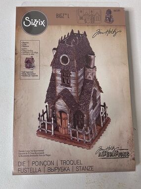 Village Manor Sizzix Tim Holtz Alterations BigZ L Die Cut #661591 New in Package